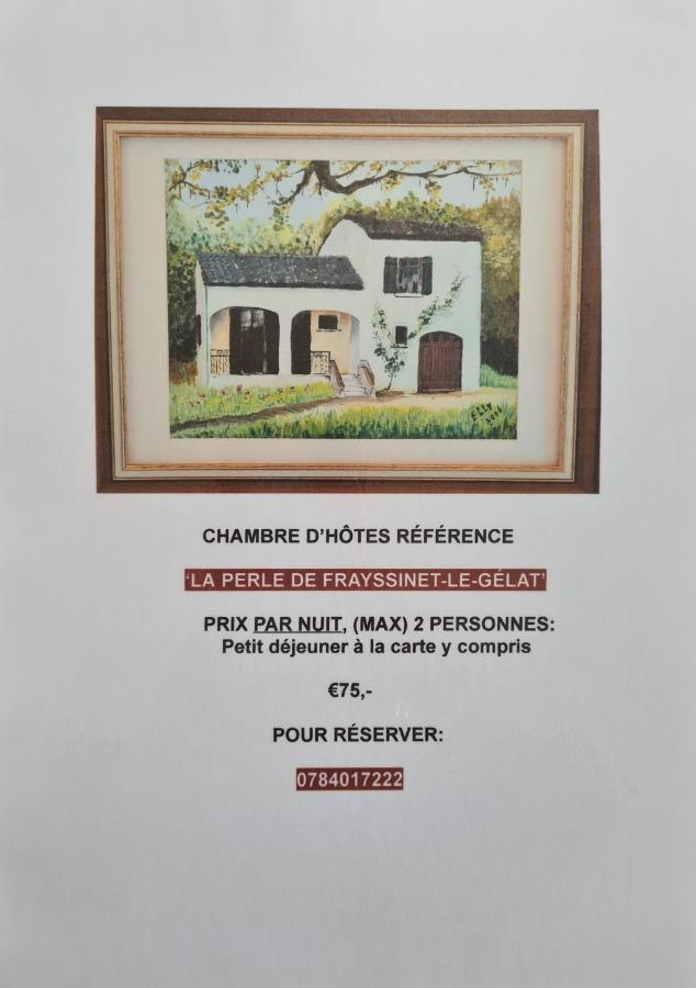 La Perle De Frayssinet-Le-Gelat - Chambre D'Hotes - B&B Екстериор снимка